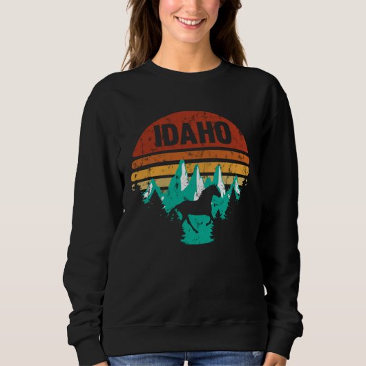 Idaho Mountains For Resident Tourist And Visitor Sweatshirt (Vorderseite)
