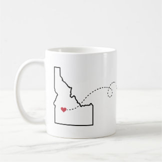 Idaho nach Ohio - Heart2Heart Kaffeetasse