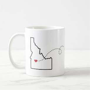 Idaho nach Oregon - Heart2Heart Kaffeetasse
