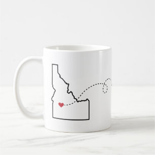 Idaho nach Washington - Heart2Heart Kaffeetasse