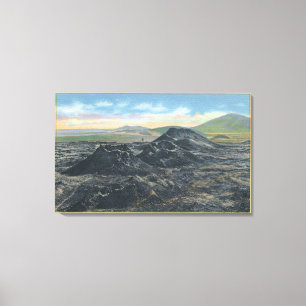 Idaho Nationalpark Big Crater Rim Leinwanddruck