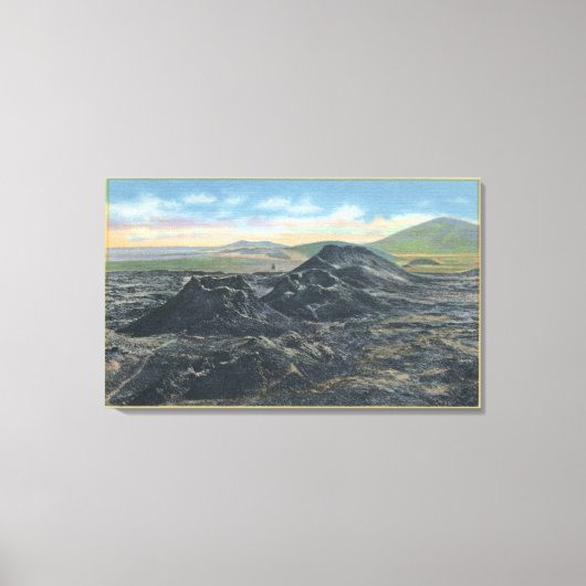 Idaho Nationalpark Big Crater Rim Leinwanddruck (Vorderseite)