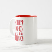 Idaho, nein, Sie DA ho Zweifarbige Tasse (Vorderseite Links)