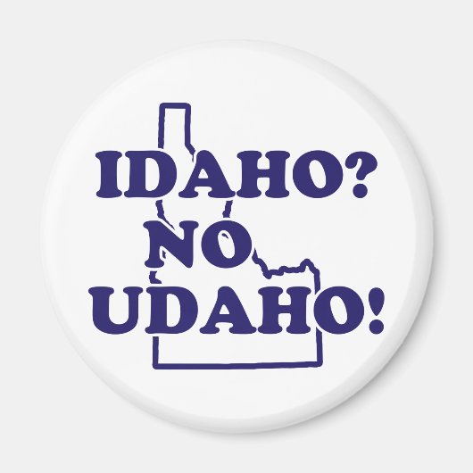Idaho No Udaho Magnet (Vorne)