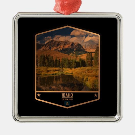 Idaho Ornament Aus Metall (Vorne)