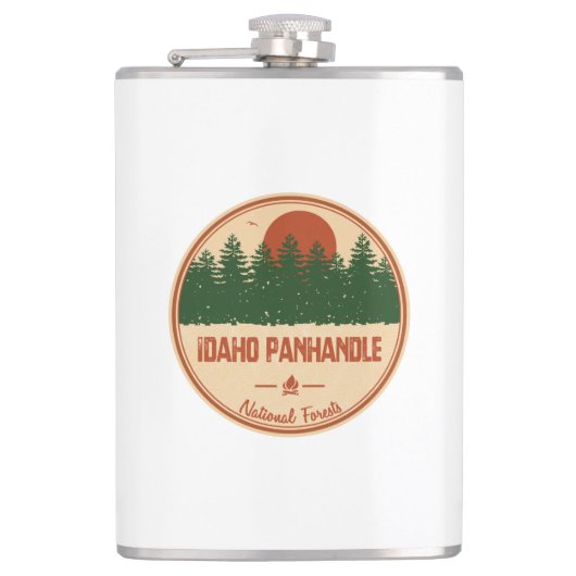 Idaho Panhandle National Forests Flachmann (Vorderseite)
