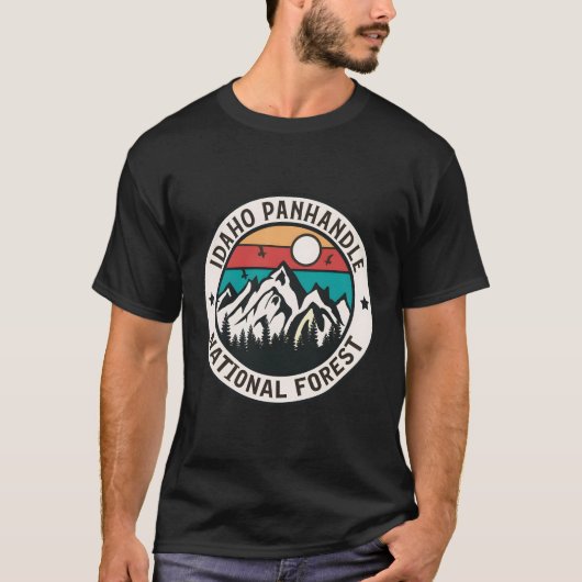 Idaho Panhandle Nationalwald T-Shirt (Vorderseite)