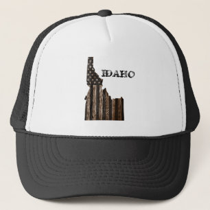 IDAHO PATRIOT BURNT HOLZ BLUT TRUCKERKAPPE