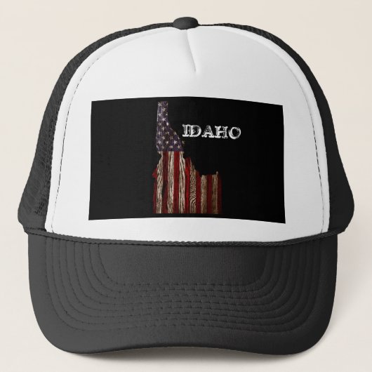 IDAHO PATRIOT BURNT HOLZ CLR TRUCKERKAPPE (Vorderseite)