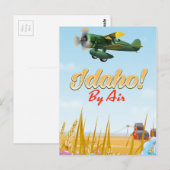 Idaho! per Flugzeug Postkarte (Vorne/Hinten)