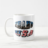Idaho Picture Staat and Flag USA Text Kaffeetasse (Links)