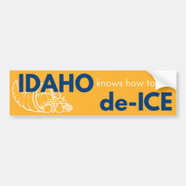Idaho political bumper sticker autoaufkleber