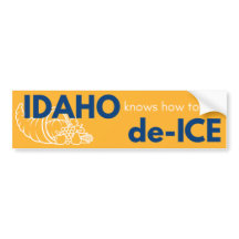 Idaho politischer Aufkleber für Stoßstangen