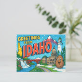 IDAHO Postcard Postkarte (Stehend Vorderseite)