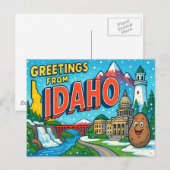 IDAHO Postcard Postkarte (Vorne/Hinten)