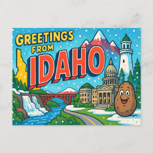 IDAHO Postcard Postkarte