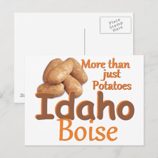 IDAHO Postcard Postkarte (Vorne/Hinten)