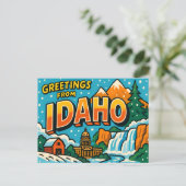 IDAHO Postcard Postkarte (Stehend Vorderseite)