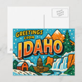 IDAHO Postcard Postkarte (Vorne/Hinten)