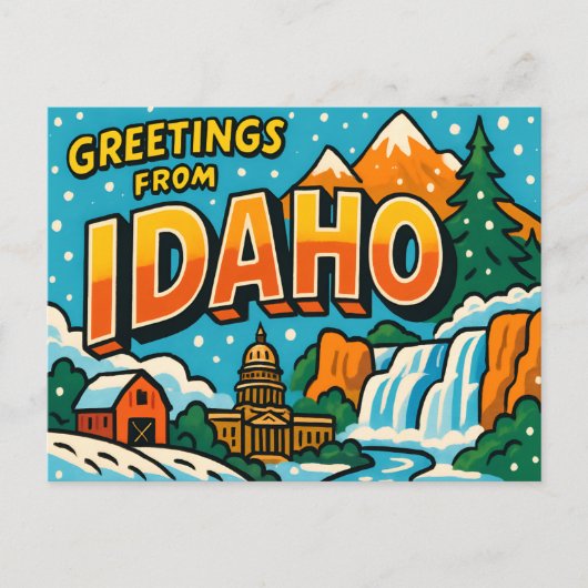 IDAHO Postcard Postkarte (Vorderseite)
