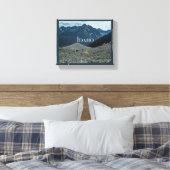 Idaho Poster Art Leinwanddruck (Insitu (Schlafzimmer))