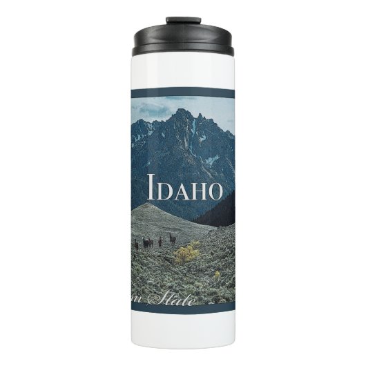 Idaho Poster Art Thermosbecher (Vorderseite)