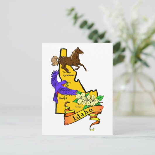 Idaho Postkarte (Stehend Vorderseite)