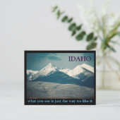 Idaho Postkarte (Stehend Vorderseite)