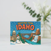 IDAHO Postkarte (Stehend Vorderseite)