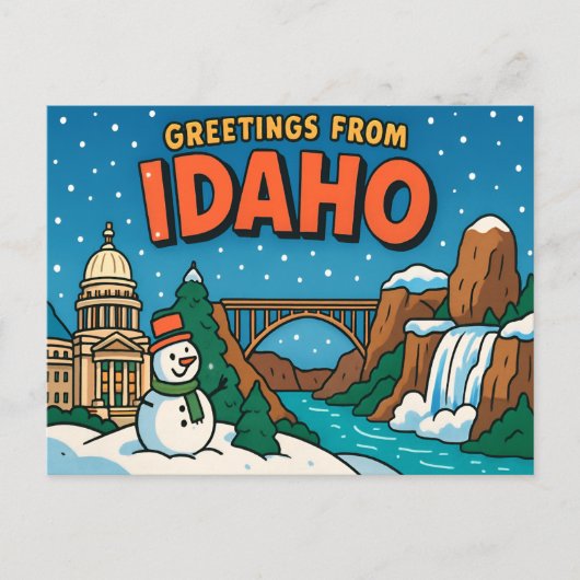 IDAHO Postkarte (Vorderseite)