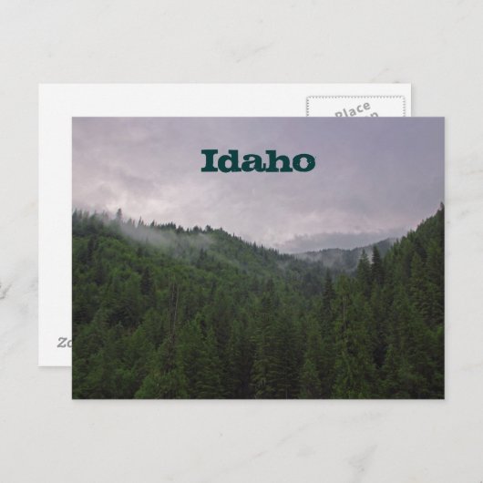 Idaho Postkarte (Vorne/Hinten)