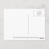 Idaho Postkarte (Rückseite)