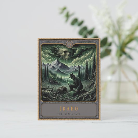 Idaho | Postkarte Gothic Art (Stehend Vorderseite)