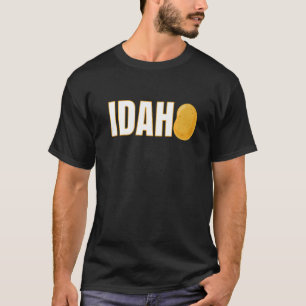 Idaho Potato Souvenir Einfaches Staat Gemüsesuber T-Shirt