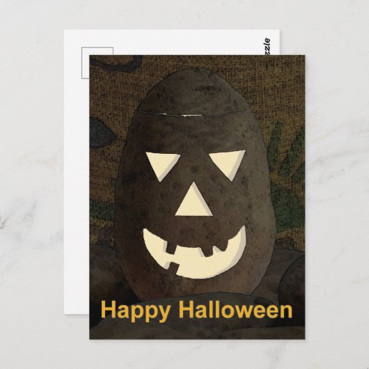 Idaho Potato Tato'lantern Postkarte (Vorne/Hinten)