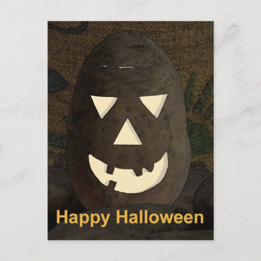 Idaho Potato Tato'lantern Postkarte (Vorderseite)