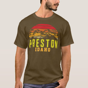 Idaho Preston Antike Berge Wandern Wildtiere Id T-Shirt