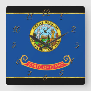 Idaho Quadratische Wanduhr