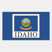 Idaho Rechteckiger Aufkleber (Vorderseite)
