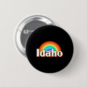 Idaho Regenbogen Button (Vorne & Hinten)