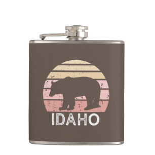 Idaho Retro Bear Flachmann