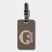 Idaho Retro Bear Gepäckanhänger (Vorderseite vertikal)