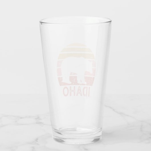 Idaho Retro Bear Glas (Rückseite)