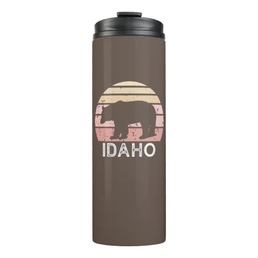 Idaho Retro Bear Thermosbecher (Vorderseite)