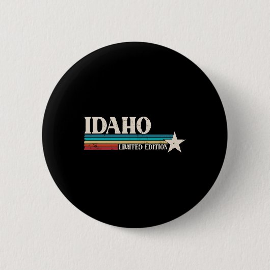 Idaho Retro Button (Vorderseite)