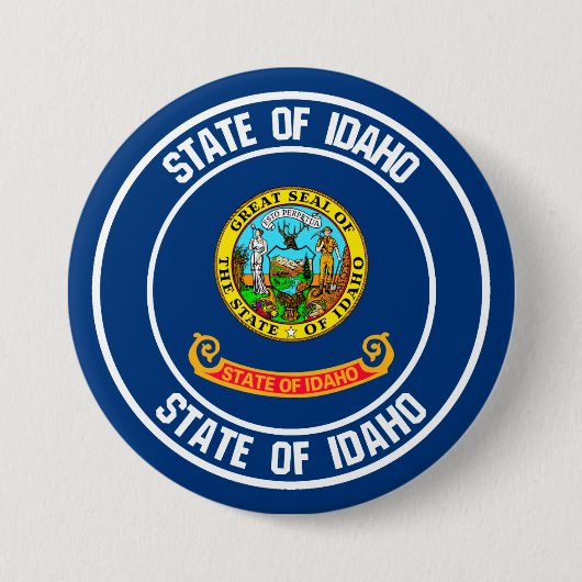 Idaho Round Emblem Button (Vorderseite)