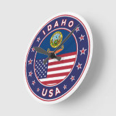 Idaho Runde Wanduhr (Winkel)