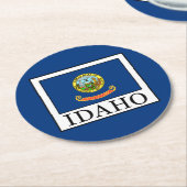 Idaho Runder Pappuntersetzer (Angewinkelt)