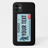 Idaho Sasquatch Lizenzschild Case-Mate iPhone Hülle (Rückseite)