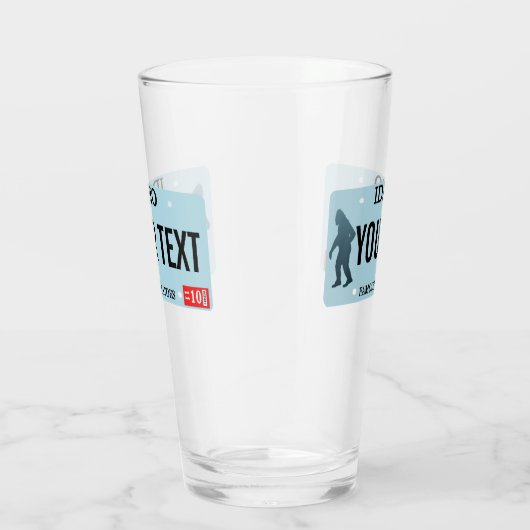 Idaho Sasquatch Lizenzschild Glas (Rechts)